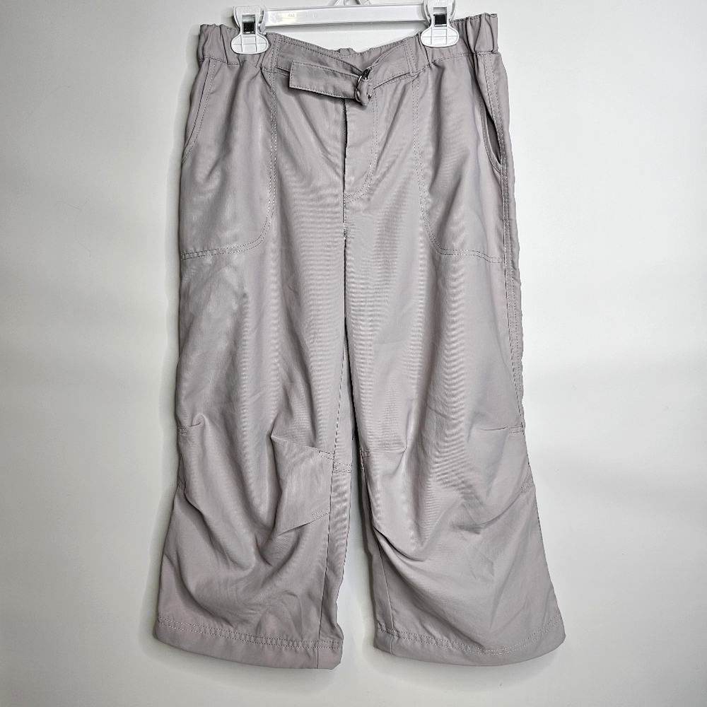 Uniqlo Women's Medium (63-69cm) Light Gray Hiking Outdoor Active Cropped Pants
